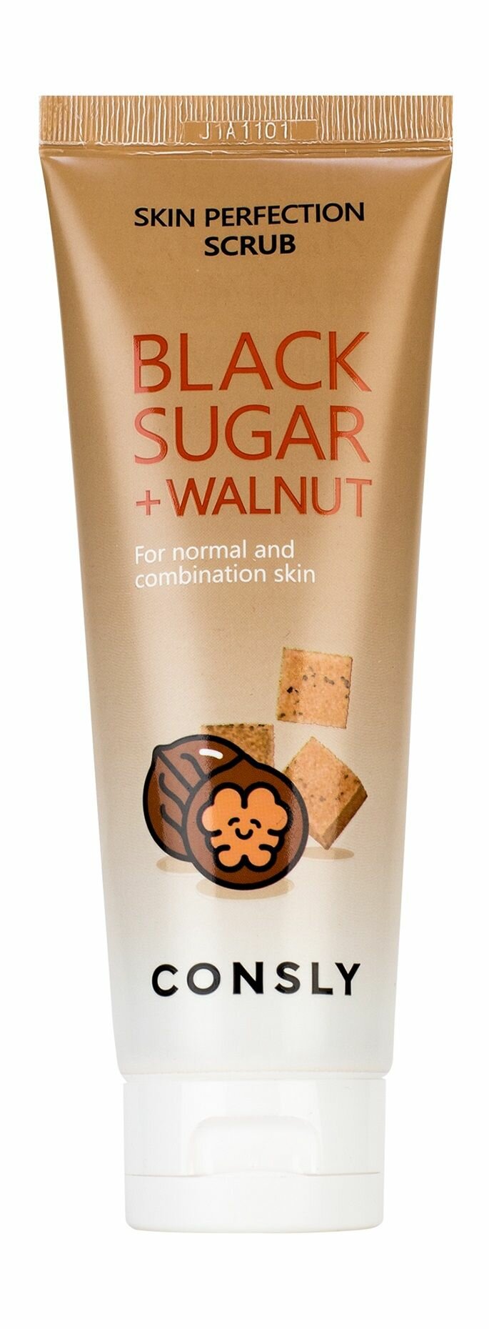 Скраб для лица с черным сахаром и экстрактом грецкого ореха / Consly Black Sugar & Walnut Skin Perfection Scrub