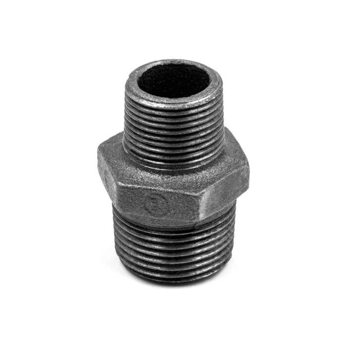 Ниппель чуг перех Ду40х20 (1 1/2"х3/4") НР, FITTEX PLUS 128-4311 (1 шт.)