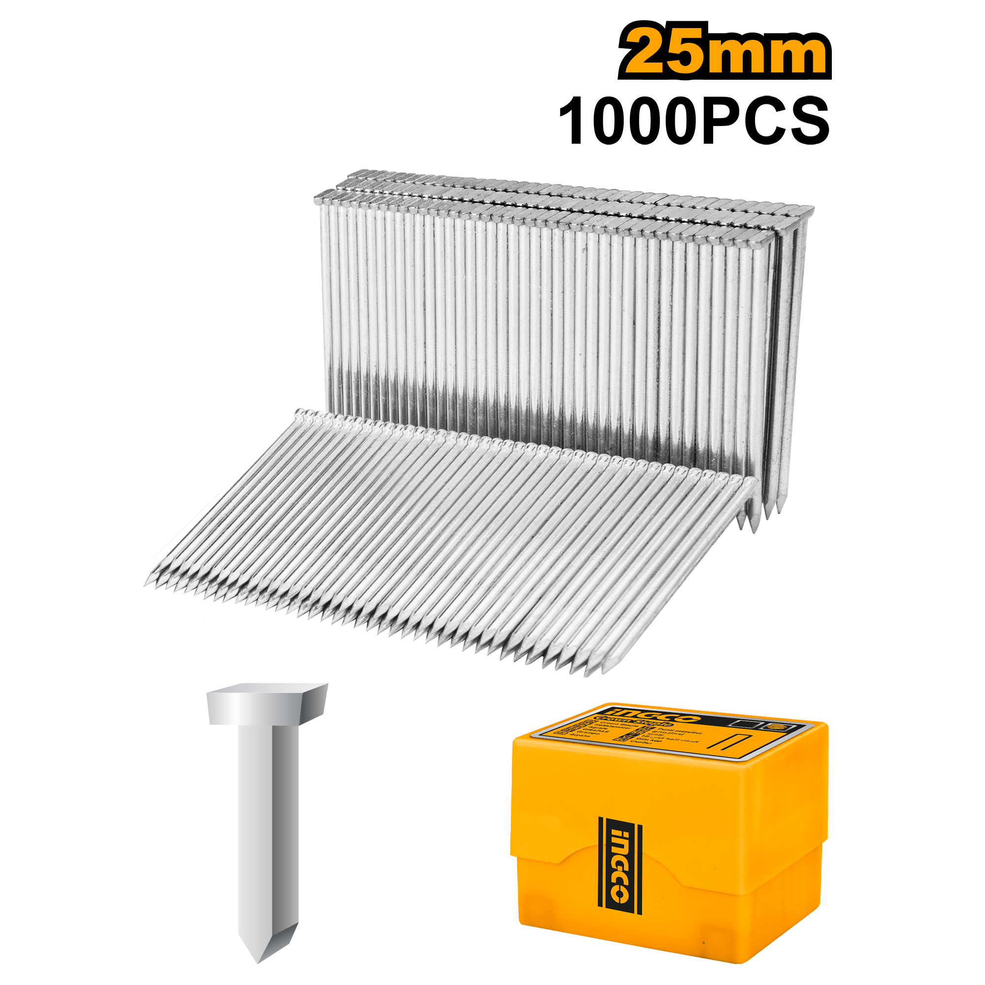 Гвозди по бетону ST INGCO ANA01251 25 мм 1000 шт.