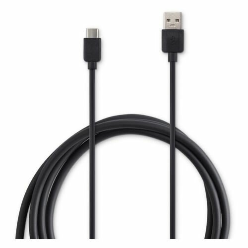Кабель интерфейсный Buro USB (m)-USB Type-C (m) 1м черный (1942792) - фото №1