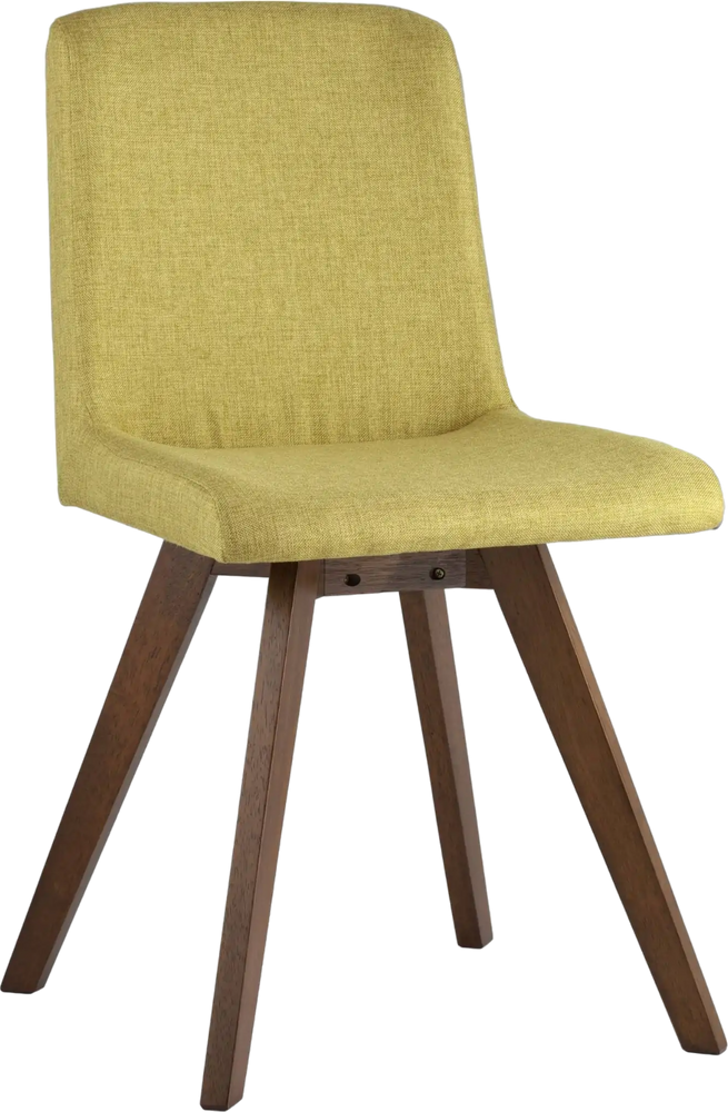 Комплект стульев Stool Group Marta сидение нежно-зеленая рогожка, ножки орех, 4 шт