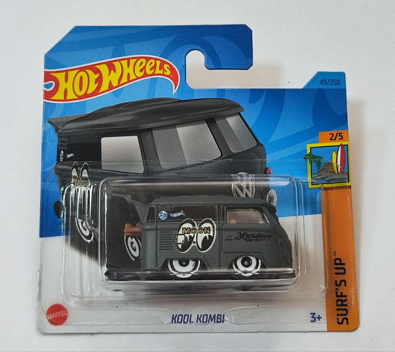 Hot Wheels Машинка базовой коллекции KOOL KOMBI черная 5785/HKK80