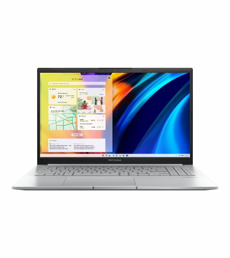 Ноутбук ASUS VivoBook Pro 15 OLED M6500XU-MA105 90NB1202-M00430 (15.6", Ryzen 9 7940HS, 16Gb/ SSD 1024Gb, GeForce® RTX 4050 для ноутбуков) Серебристый - фото №1