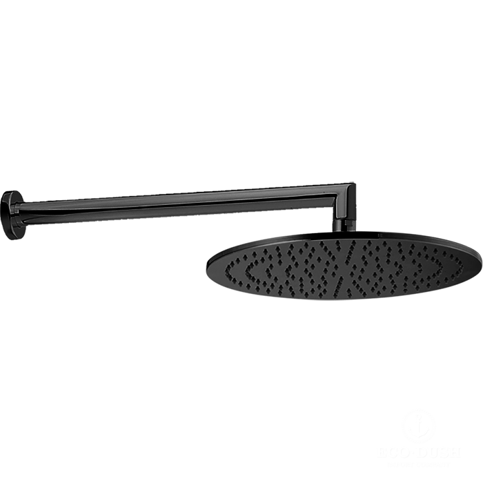 Cisal Shower Верхний душ, диаметр 30 см, с настенным держателем 40 см, цвет: Night Black DS01362040