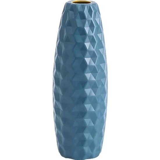 фото Ваза Homium для цветов пластиковая Square, цвет синий, H23см (vasesquare01blue)