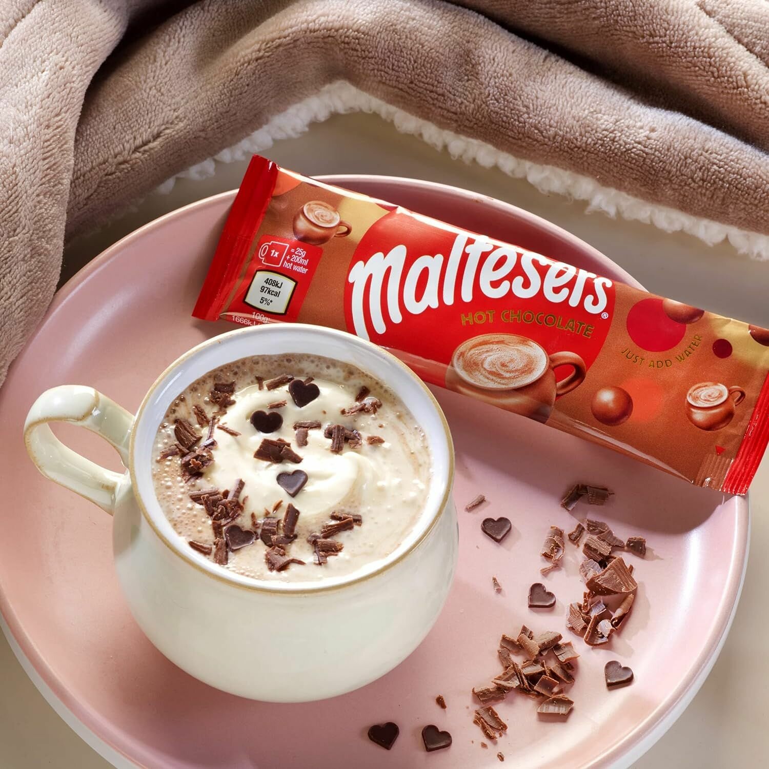 Горячий шоколад Maltesers в индивидуальных пакетиках, 2x30 шт. - фотография № 2