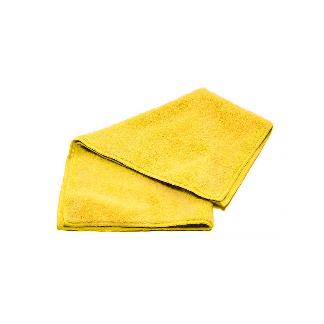 Мягкая салфетка из микрофибры для уборки и автомобиля желтая плотность 220 г./м2. размер 40 x 40 см.