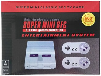 Игровая приставка 8bit Super Mini SFC + 660 игр