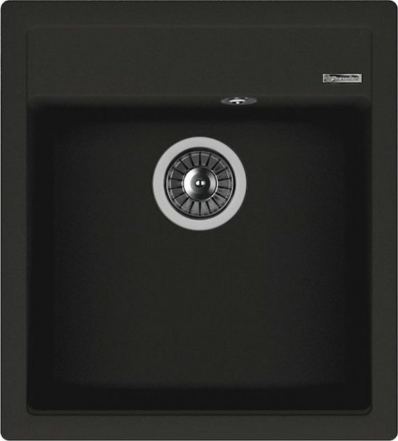 Врезная кухонная мойка 51х46см, FLORENTINA Липси-460 FS, матовое антрацит