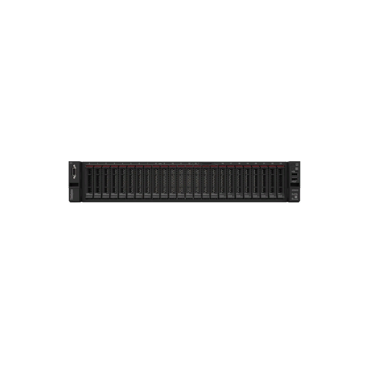 Сервер Lenovo ThinkSystem SR650 Rack 2UXeon 6248 20C(2.5GHz/150W)1x16GB/2933/2R/RDnoHDD(upto 24 SFF)NoRaidNoGbE2xPCi slotx8no PCi Ris