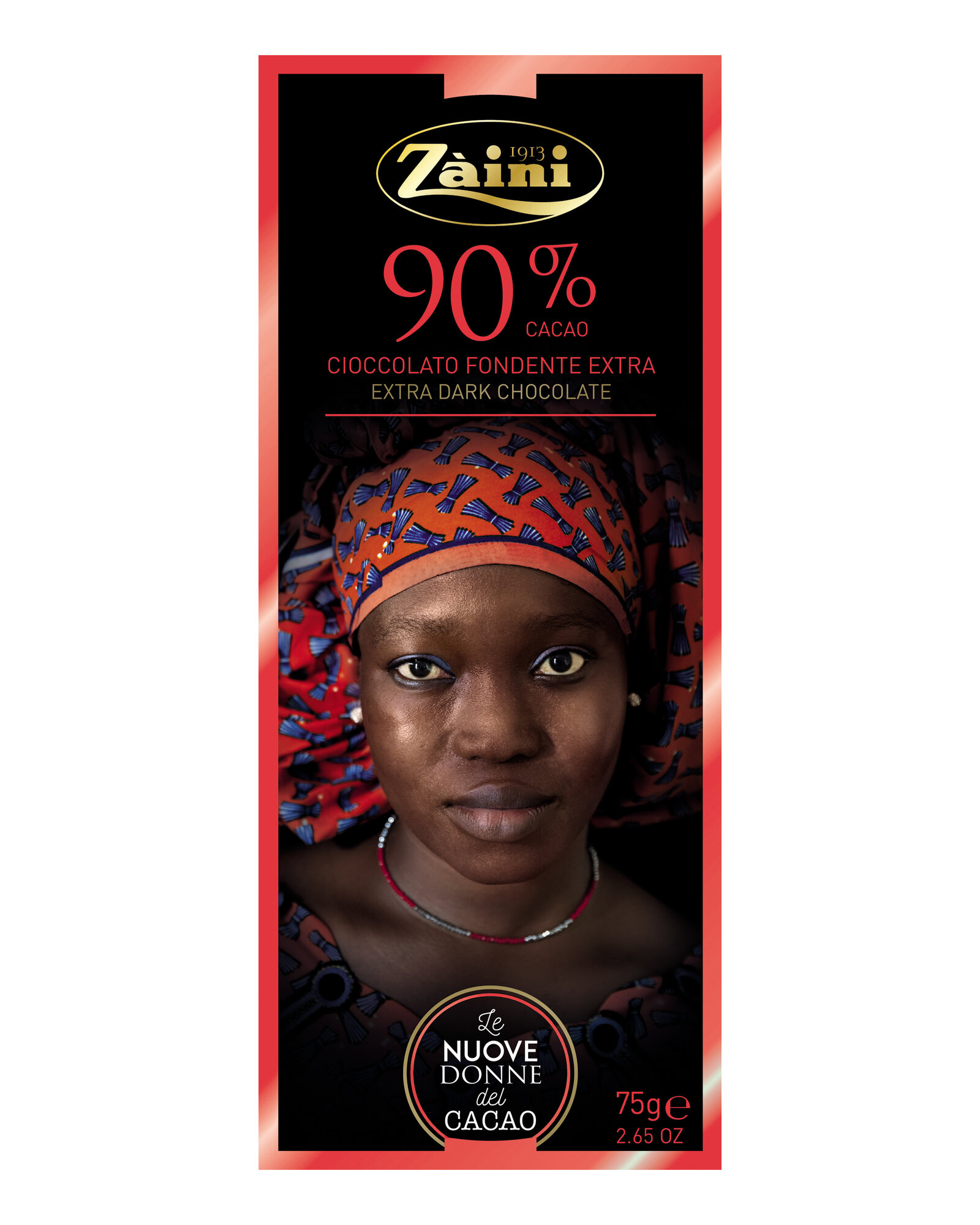 Zaini Темный шоколад 90% "Women of cocoa", 75г