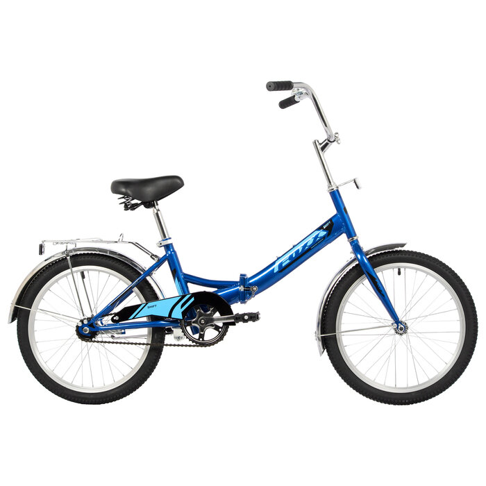 FOXX Велосипед 20" FOXX складной, SHIFT, синий