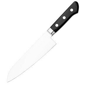 Нож кухонный «Сантоку» односторонняя заточка L=30/18см (Sekiryu)