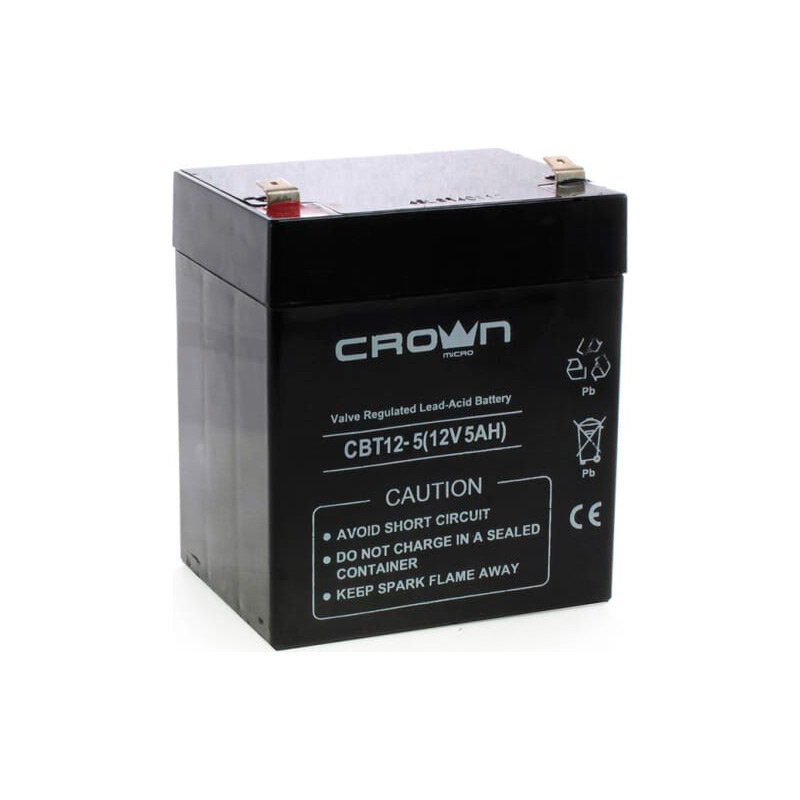 Аккумуляторная батарея Crown СВТ-12-5 12В 5 А·ч
