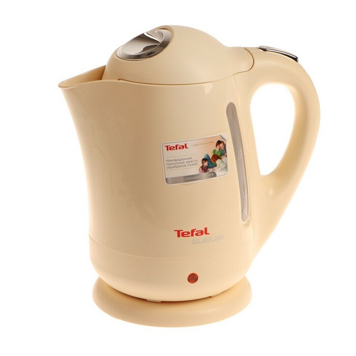 Tefal Чайник электрический Tefal BF925232, пластик, 1.7 л, 2400 Вт, бежевый