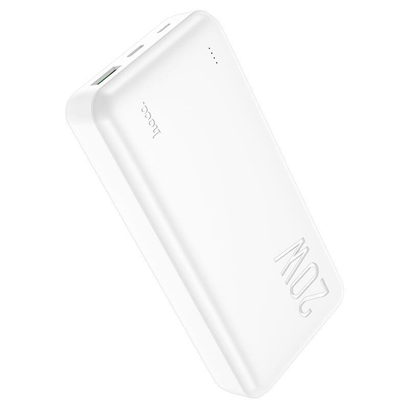 Внешний аккумулятор Hoco J87A 20000mAh (2USB PD 20WQC3.0 быстрая зарядка с LED-индикатором) (White)