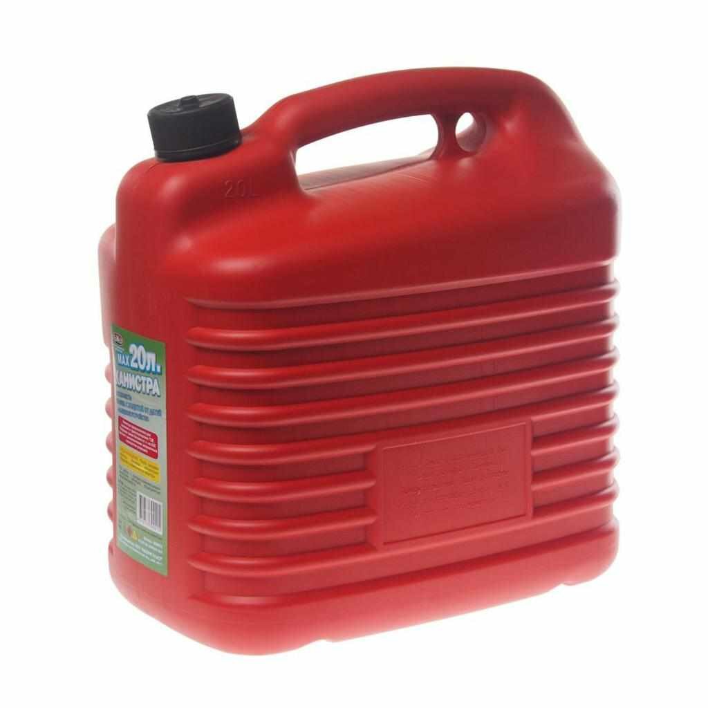 фото Канистра 20л со сливным устройством (крышка с защитой от детей), 5514, мамонт