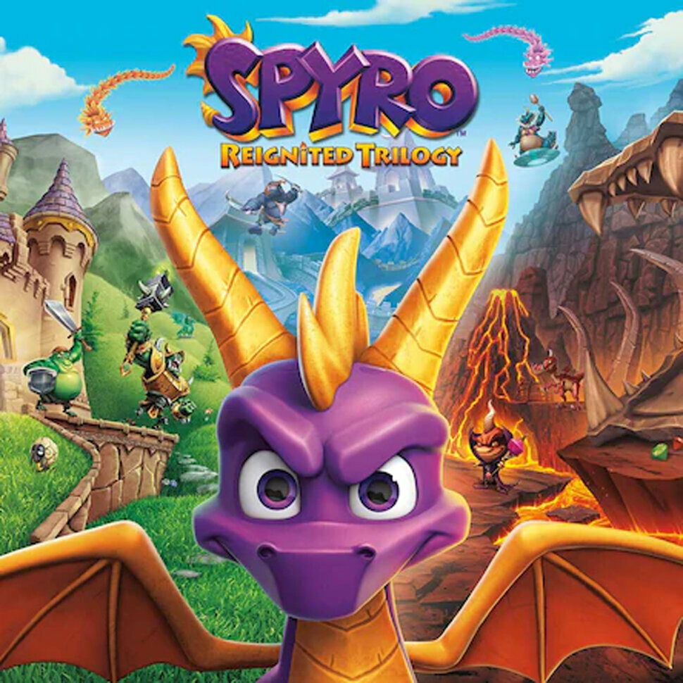 Игра Spyro Reignited Trilogy для Xbox One Xbox Series X/S (25-значный код)