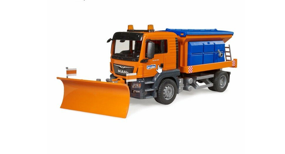 Снегоуборщик Bruder Mercedes-Benz Arocs (03-685) 1:16 62 см