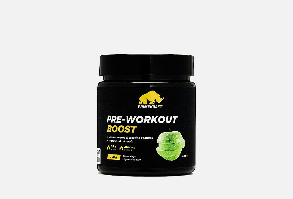 Prime Kraft Pre-Workout Boost, 300 g (яблоко)