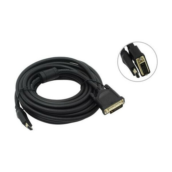 Кабель HDMI - DVI, 7.5м, VCOM (CG484GD-7.5M) VCOM Telecom - фото №1