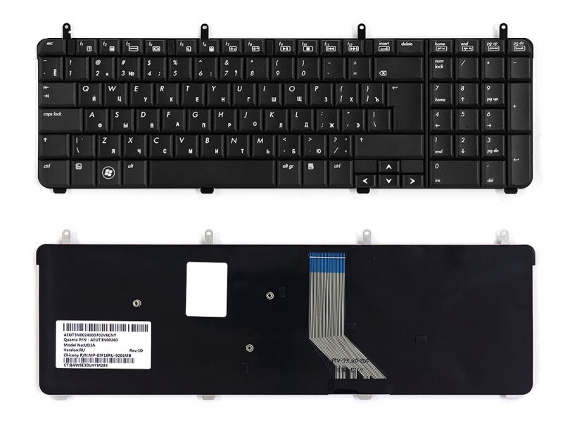 Клавиатура для ноутбука HP Pavilion dv7-2050es черная