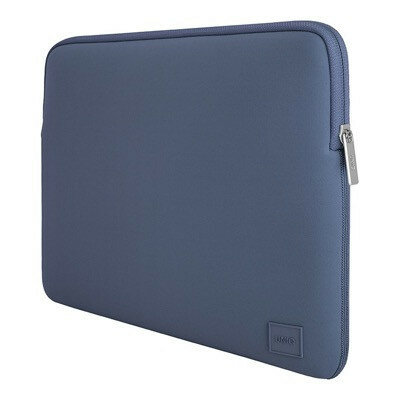 Водостойкая неопреновая папка Uniq Cyprus Laptop Sleeve для ноутбуков 14', цвет стальной синий (Steel Blue)
