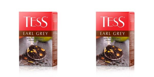 Чай Tess, Earl Grey, листовой, черный с добавками, 100 г, 2 шт.