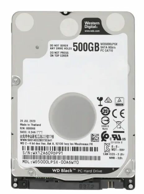 Жесткий диск 2.5 Western Digital WD5000LPSX