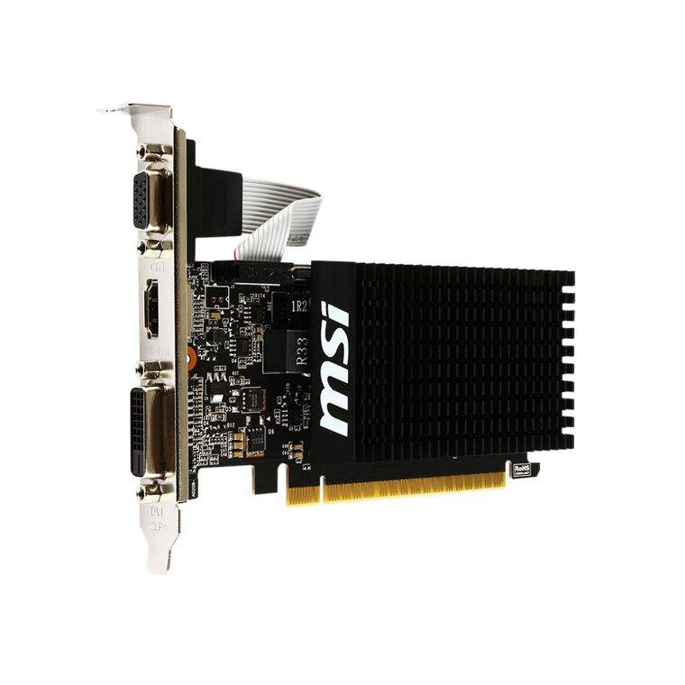 Видеокарта MSI GeForce GT 710 2GD3H LP, 2048 Мб (GT 710 2GD3H LP)
