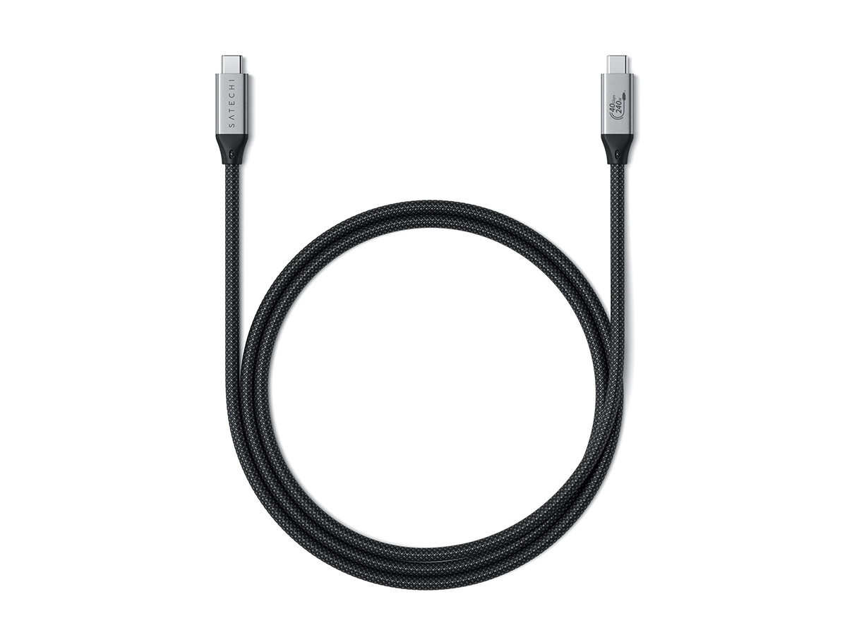 Кабель Satechi USB4 Pro Cable. Длина: 12м. Цвет: серый космос