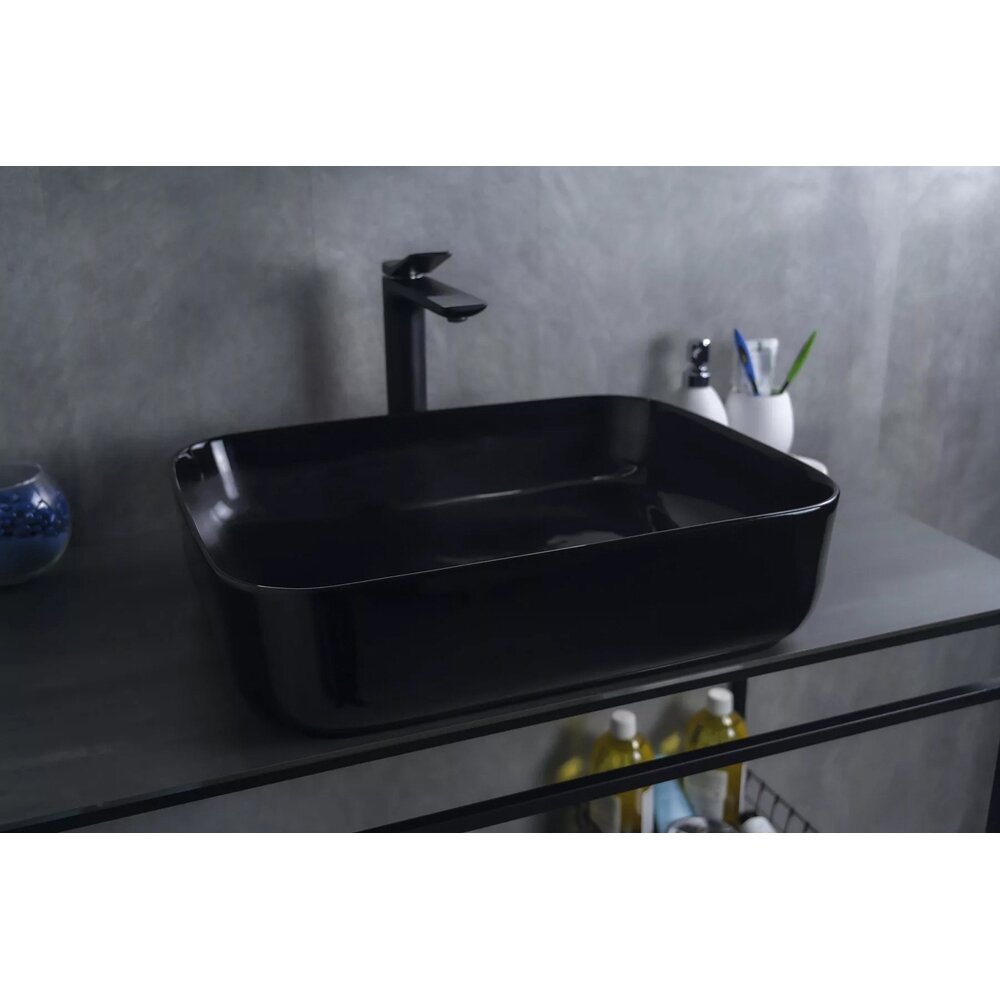 Раковина Gid BL1304 черная - фото №3