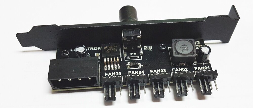 Регулятор скорости Lamptron Fan Controller CP120V2 5 вентиляторов