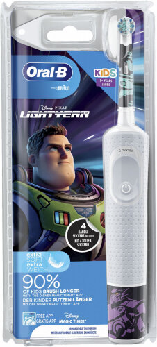 Зубная щетка электрическая Oral-b D100.413 Kids Lightyear