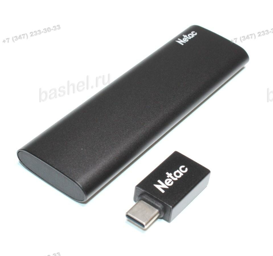 Накопитель твердотельный внешний NeTac External SSD Z Slim USB 3.2 250Gb Black электротовар