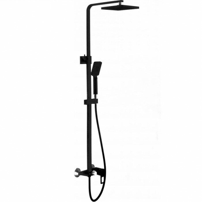 фото Душевая система ViEiR V353562-C Черный/Хром