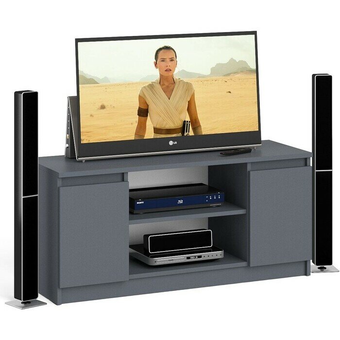 фото Тумба ТВ СВК Мори МТВ1204.1, цвет графит (1025964)