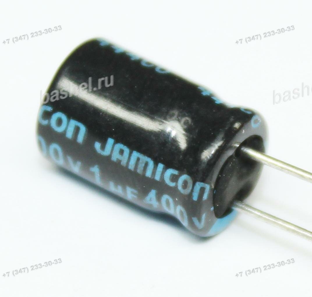 ECAP 1 мкФ / 400 В 6.3x11 TK Конденсатор электролитический JAMICON (аналог К50-35) электротовар