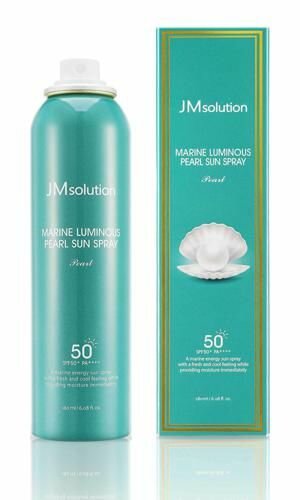 JMsolution, Солнцезащитный спрей с жемчугом - Marine Luminous Pearl Sun Spray SPF50+