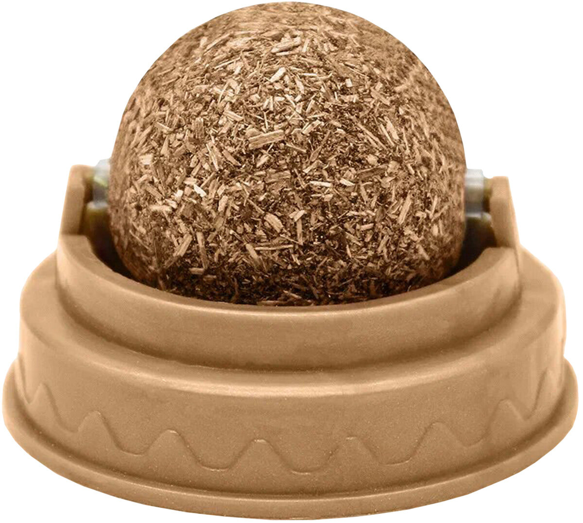 фото Лакомство для кошек PerseiLine Rich Breed с мататаби и кошачьей мятой Шарик на подставке