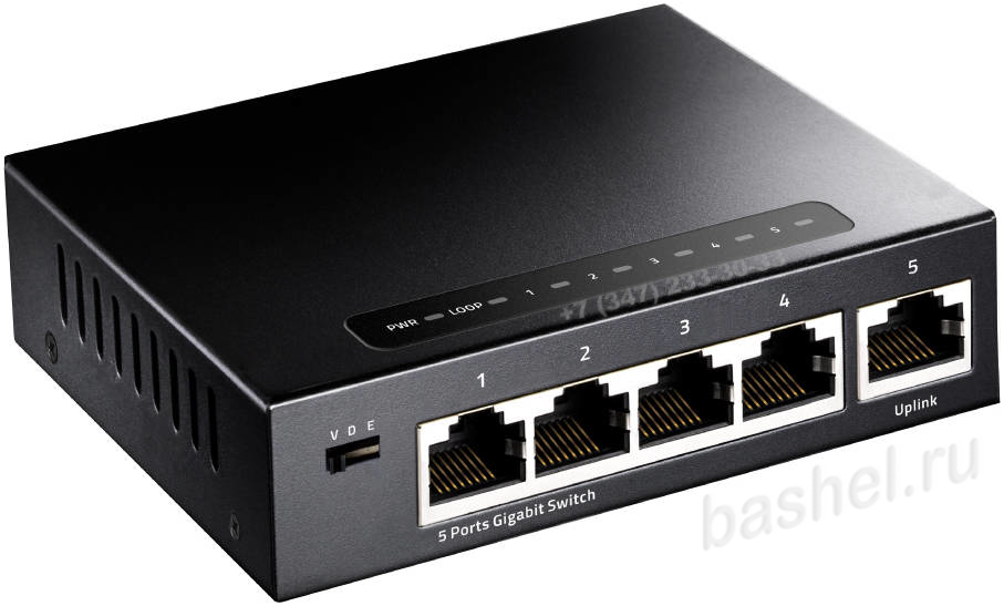 Коммутатор 5-port 100/1000Mbps CUDY GS105 электротовар