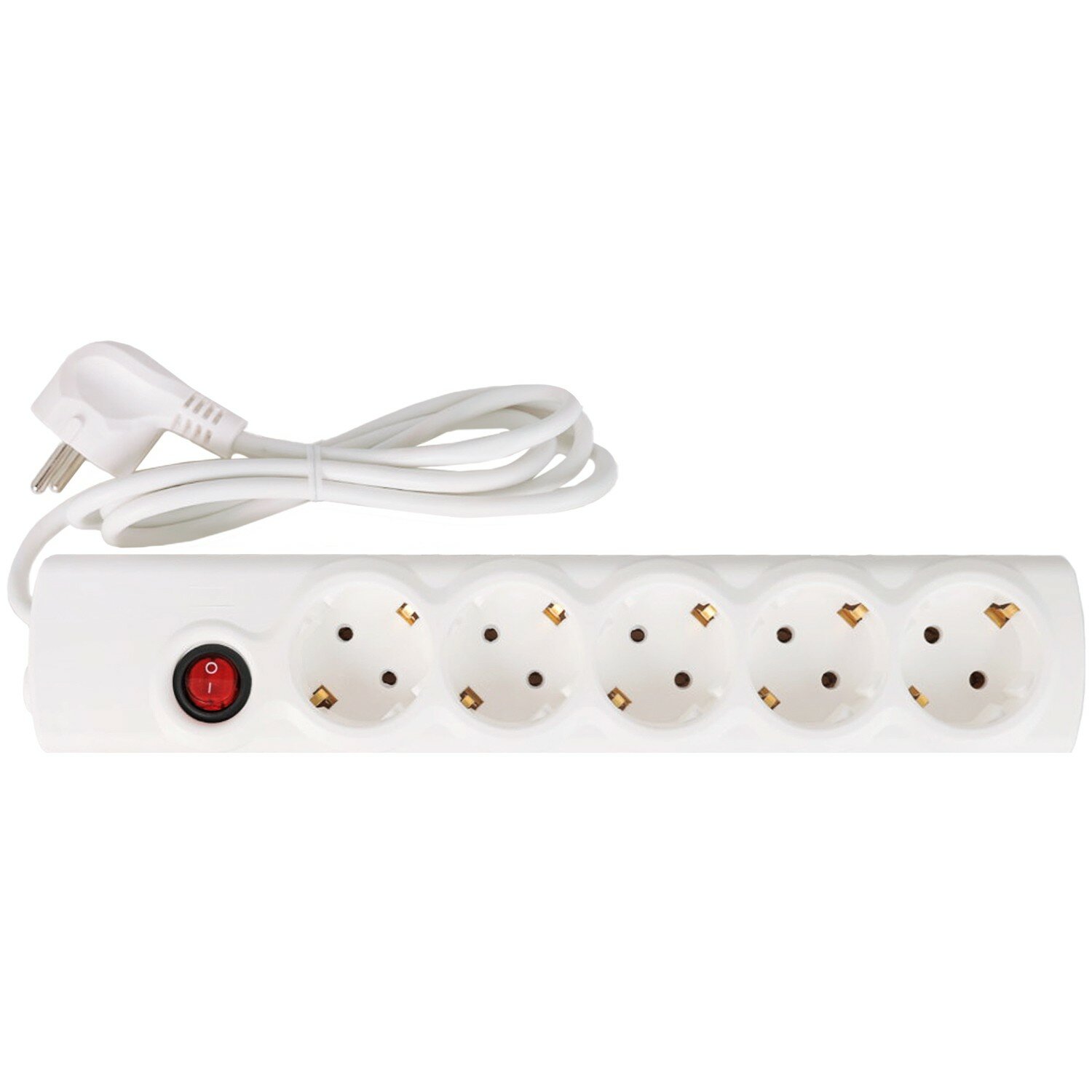 фото Фильтр сетевой Volsten Spi, 5 гнезд, 1,5 м, 10 А, 2200 Вт