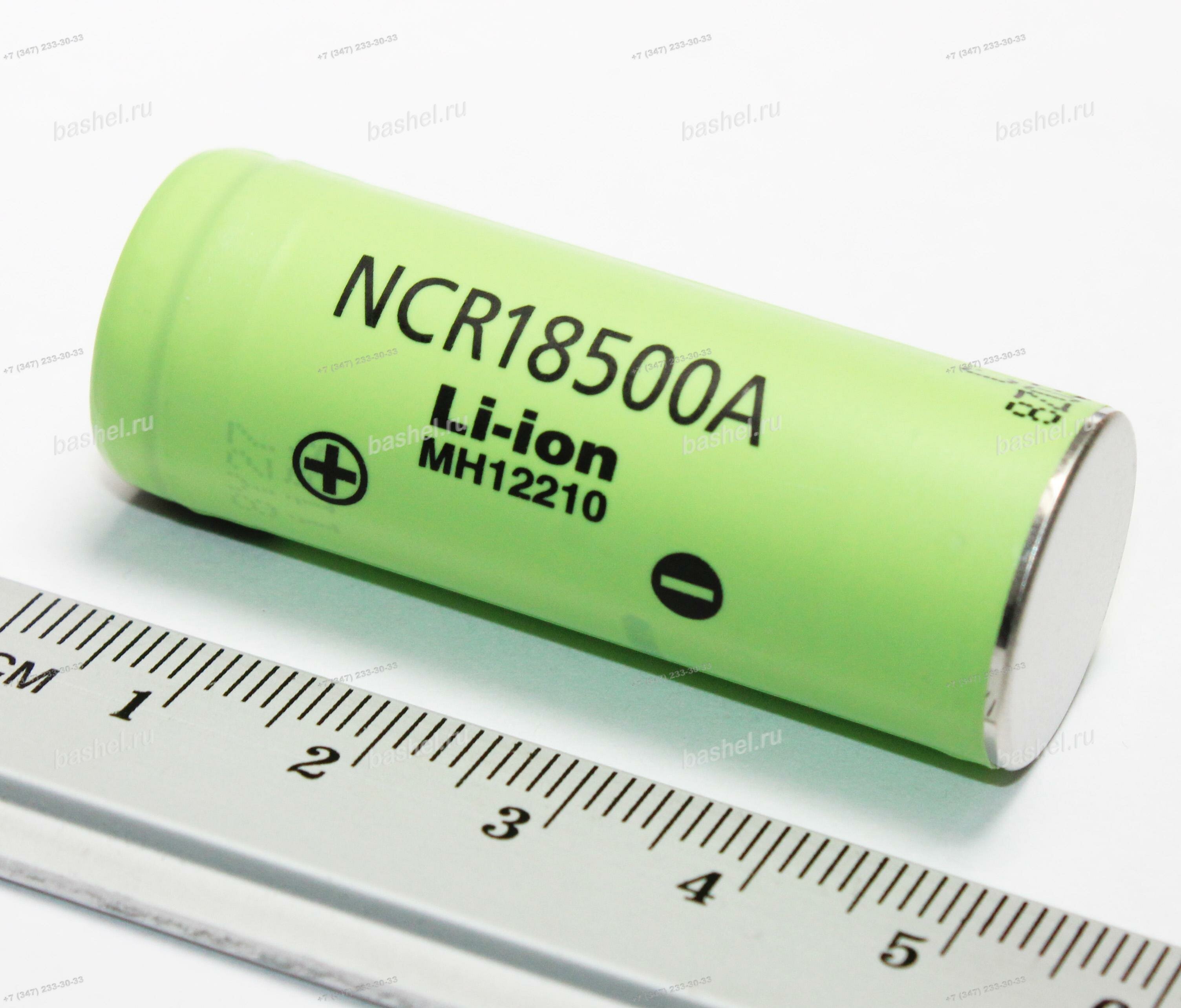 Аккумулятор PANASONIC NCR18500A 3,7V, 2040mAh, Li-ion
