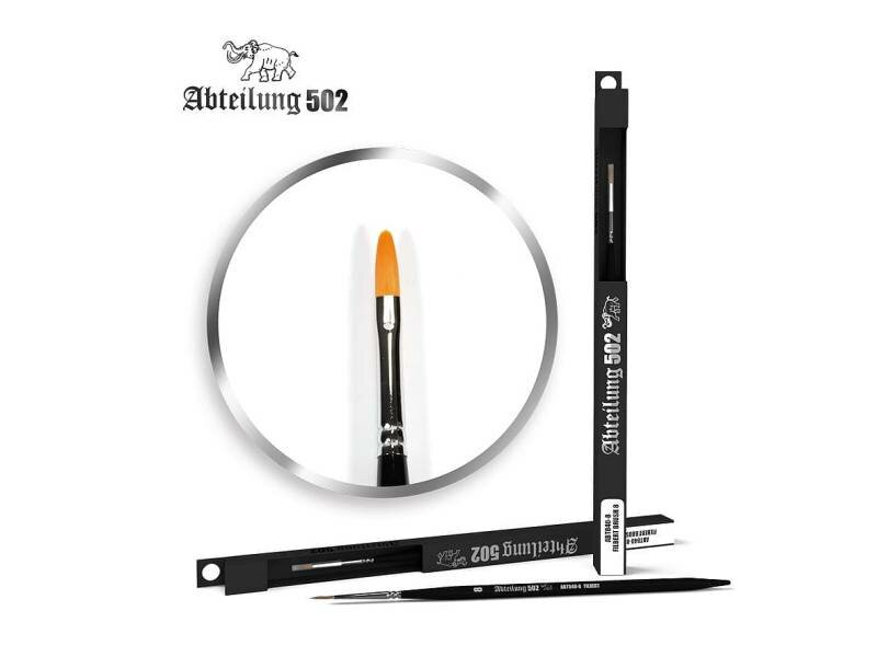 фото Кисть филберт (плоская овальная) Abteilung 502 №8