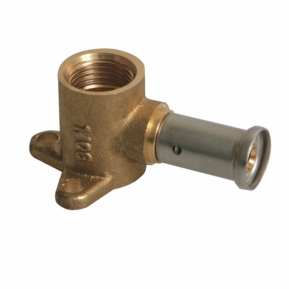 фото HENCO Водорозетка укороченная ВР, латунь пресс, 16x1/2" (35 мм)