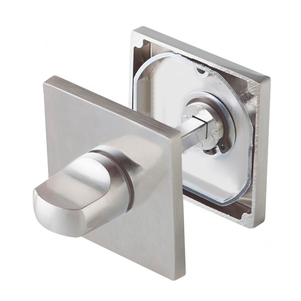 фото Фиксатор Lavelly тонкая квадратная розетка матовый никель/хром (990340)