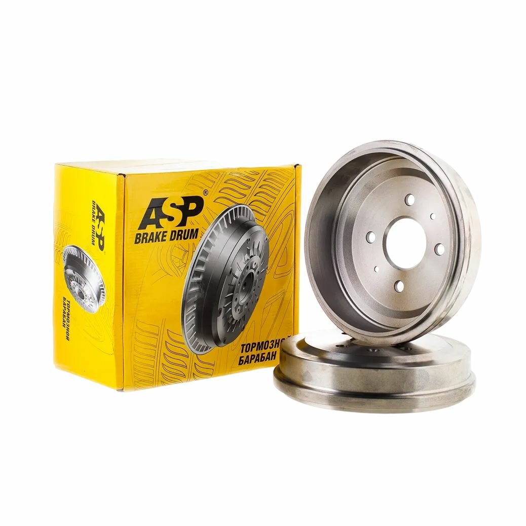 Барабан тормозной без ABS Chevrolet Aveo (T200/T250)(04-)/Spark (10-)/Kalos (05-) 1.0/1.2/1.4 ASP