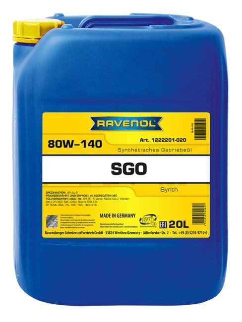 Трансмиссионное масло Ravenol 1222201-020-01-999