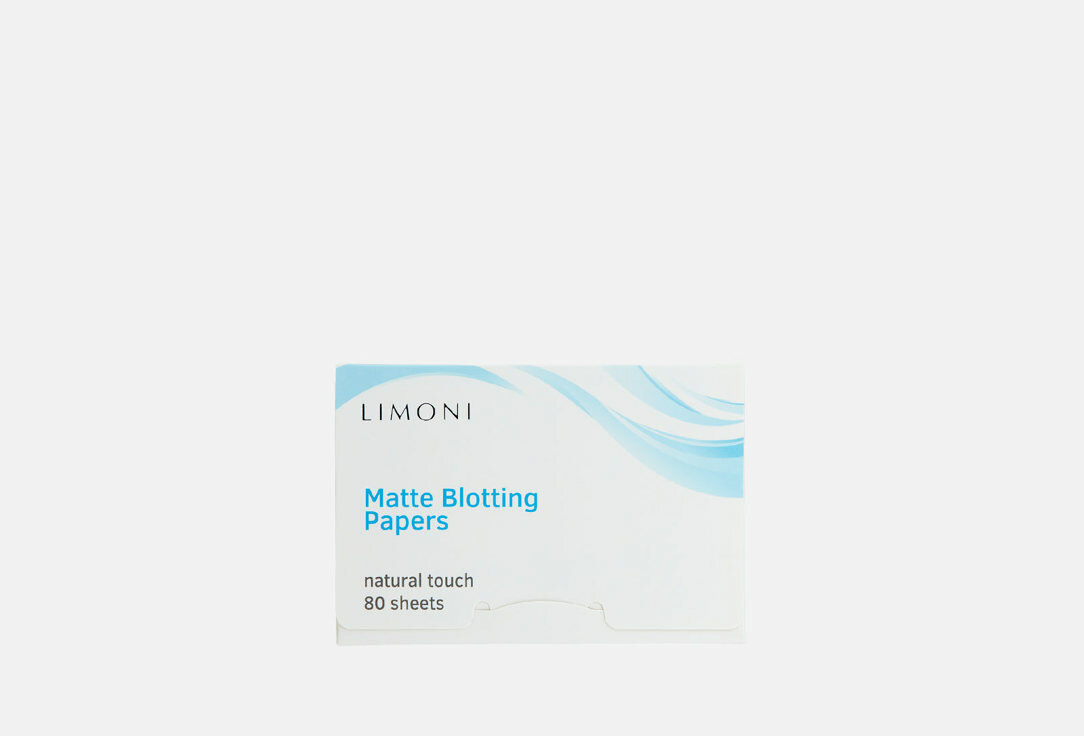 Матирующие салфетки для лица LIMONI Matte Blotting Papers / количество 80 шт