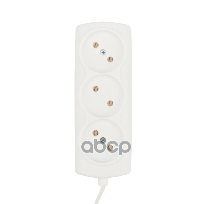 Удлинитель Proconnect Standard 3 Гнезда, 5 М, 2Х0.75 Мм, Б/З, Белый Proconnect 117214 PROconnect арт. 11-7214